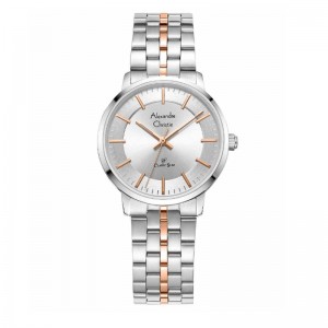 Alexandre Christie AC 8692 Silver Rosegold Lady LHBTRSL